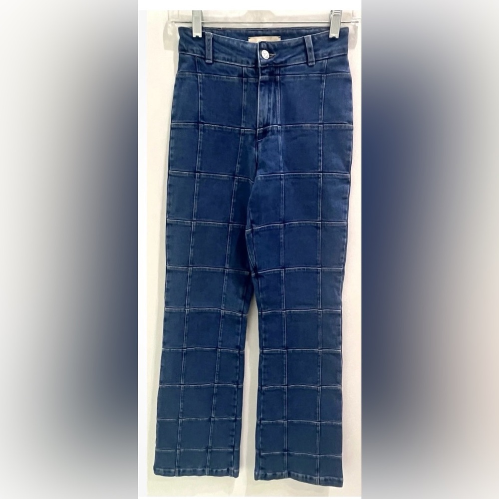 Paloma Wool blue Denim patchwork jeans
